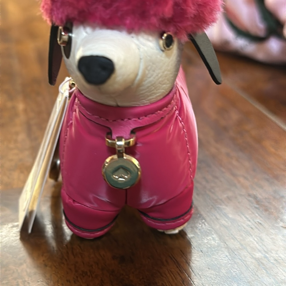 Kate Spade Claude Festive Dog Key Chain Last One!!!! - Picture 7 of 7